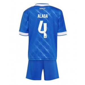 Fotbalové Dres Real Madrid David Alaba #4 Dětské Třetí Oblečení 2025-26 Krátký Rukáv (+ trenýrky)